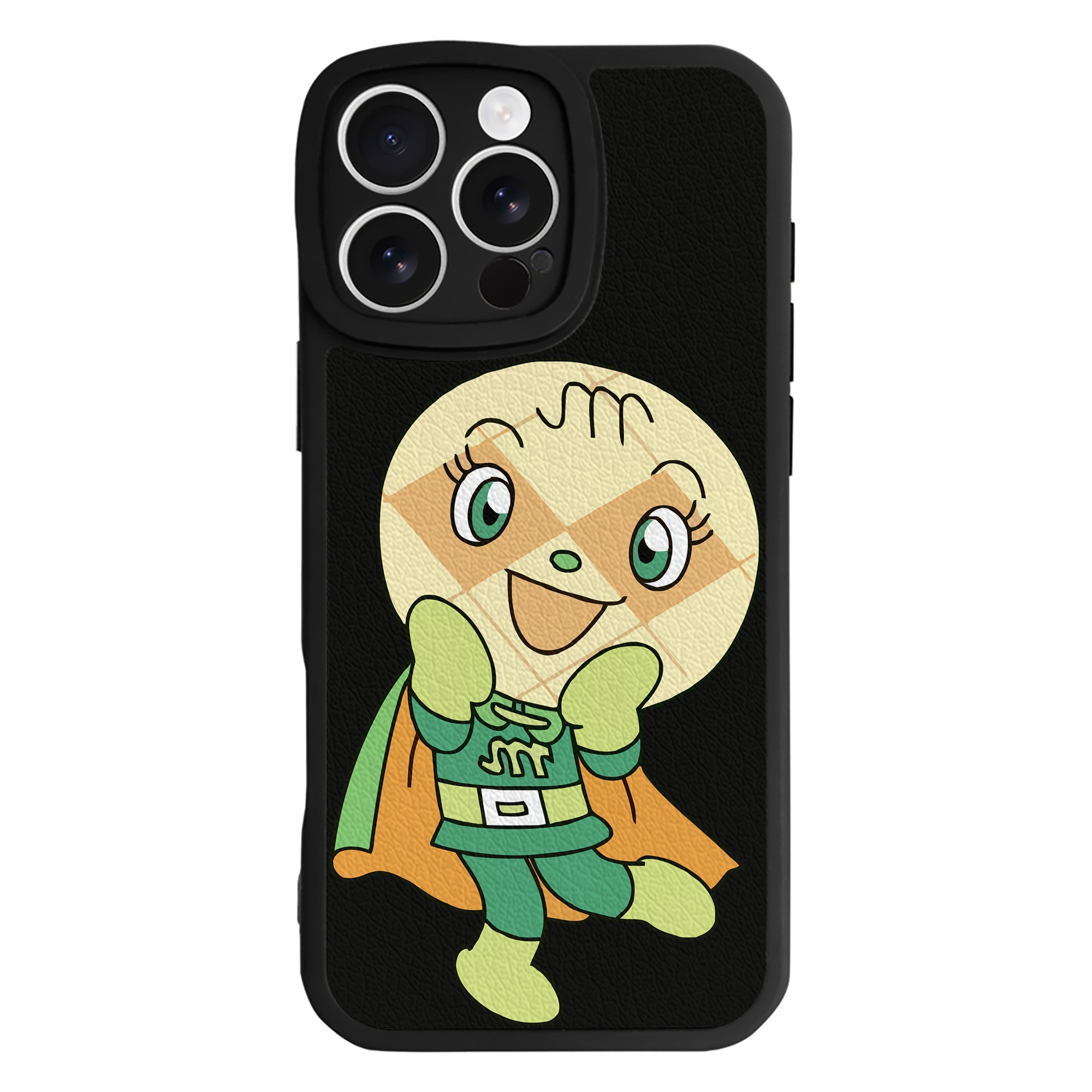 （画像用） アンパンマン Anpanman 【iPhone 16シリーズ対応】シリコンスマホケース（レザー調） 材質：シリコン